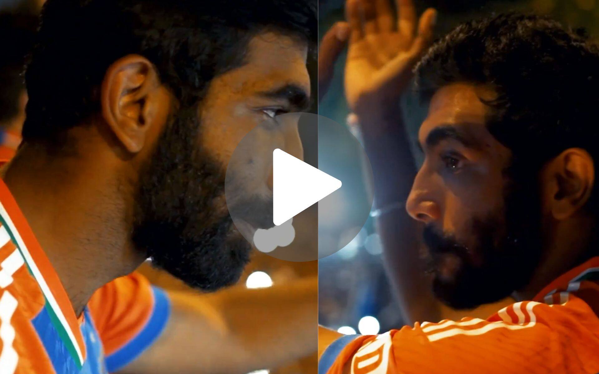 [Watch] Bumrah's 'Unique Virat Kohli Way' To Thank Fans For T20 WC Victory